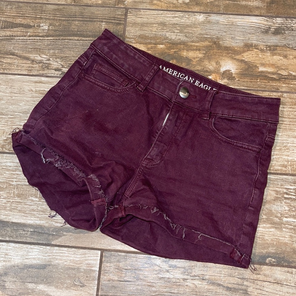 Maroon shorts